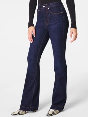 SPANX Denim Flare Raw Indigo